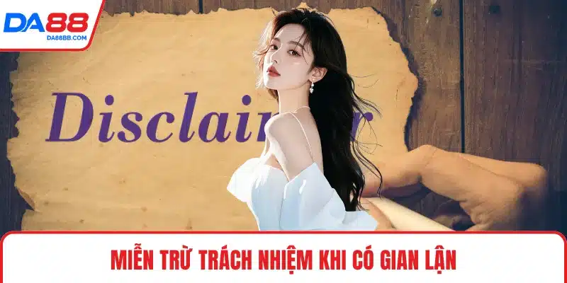 Miễn Trừ Trách Nhiệm - Chính Sách Giúp Cá Cược An Toàn - Mavon